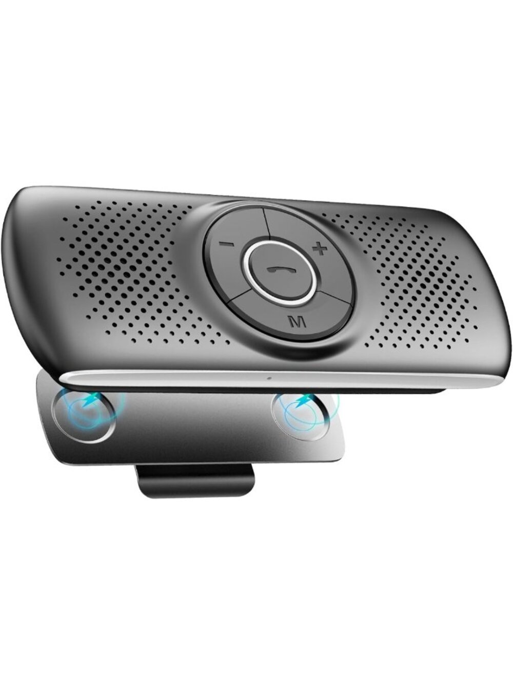 Bluetooth Car Speakerphone, Hands-Free Kit for Calls & Music, TF Card Slot